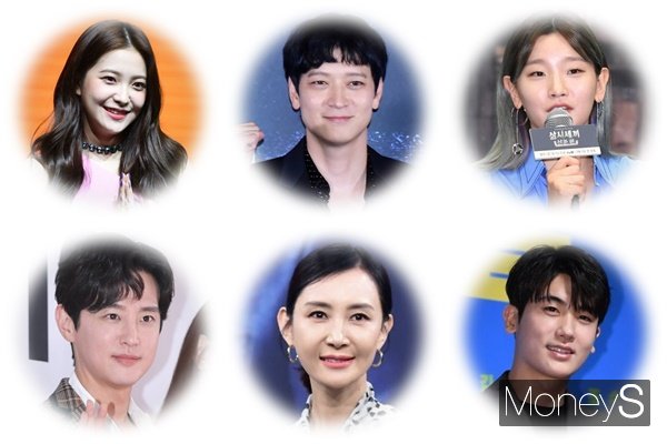 연예계에는 사촌, 사돈 등으로 이어진 스타 가족들이 많다. 사진은 예리(왼쪽 위부터 시계방향), 강동원, 박소담, 박형식, 채시라, 권율. /사진=임한별, 장동규 기자