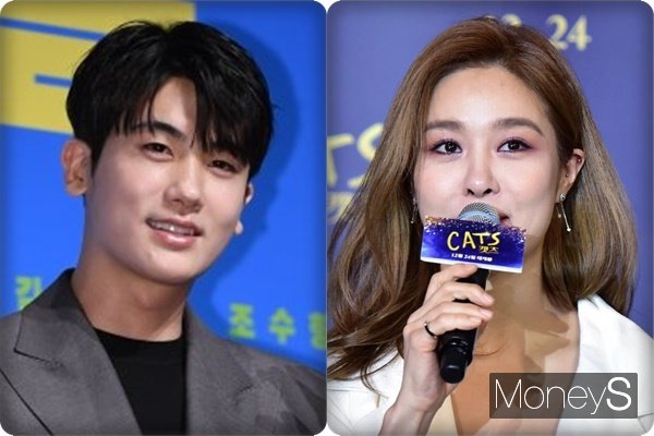 가수 겸 배우 박형식(왼쪽)과 뮤지컬 배우 옥주현은 6촌관계다. /사진=임한별, 장동규 기자
