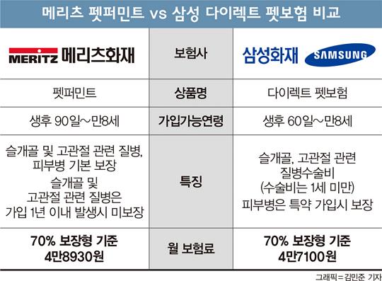 [머니VS머니] 펫보험 어디가 좋아요?… 메리츠 '넓은 보장' vs 삼성 '싼 보험료'