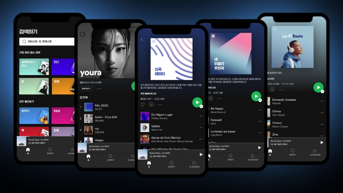 세계 1위 음원 스트리밍 서비스 ‘스포티파이(Spotify)’가 다른 음웍 플랫폼과의 차별성에 대해 고도의 개인화와 집중, 혁신을 꼽았다. /사진제공=스포티파이