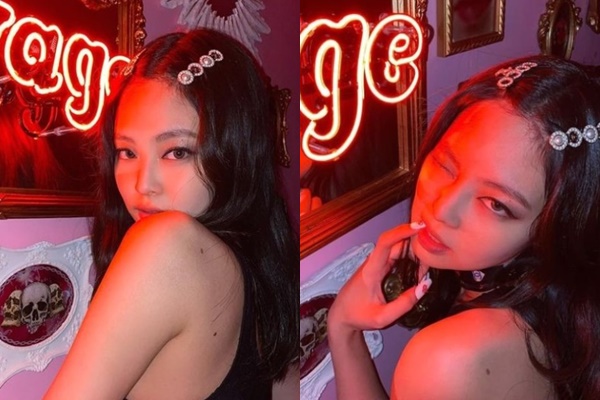 걸그룹 블랙핑크 제니가 매혹미를 뽐냈다. /사진=제니 인스타그램