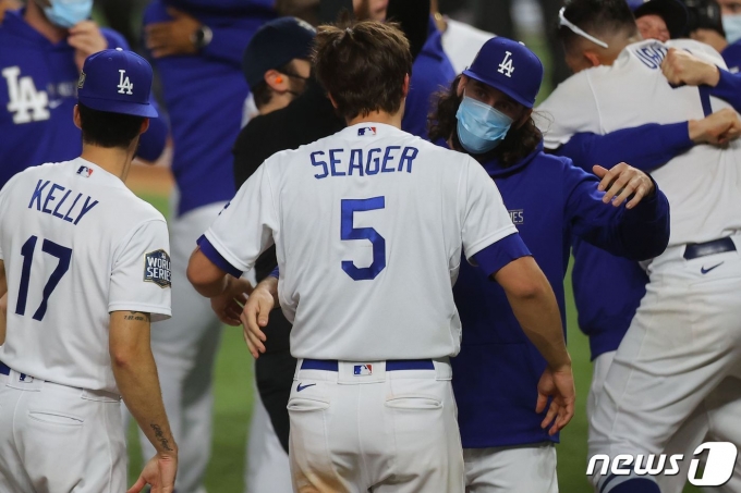 LA 다저스가 파워랭킹 1위에 올랐다.  © AFP=뉴스1