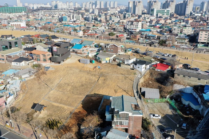 한옥체험마을 조성되는 남수동 일원. / 사진제공=수원시