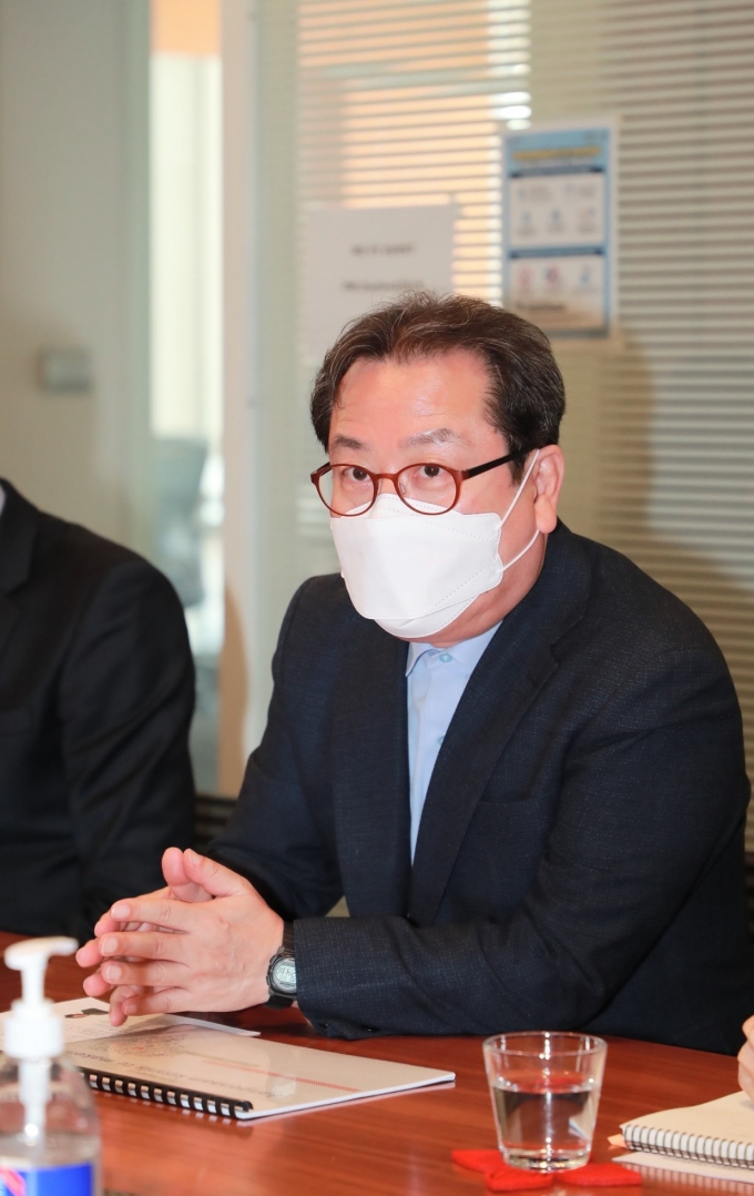 조광한 남양주시장, 주한 네덜란드 대사관 방문. / 사진제공=남양주시