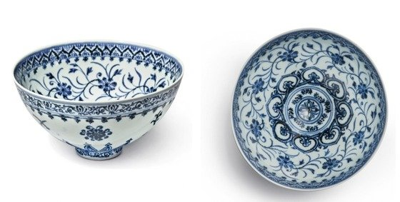 8억에 낙찰된 명대의 도자기./ 사진= 소더비 홈피 갈무리