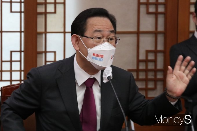 [머니S포토] 주호영 '선관위, 중립성·독립성 지켜라'