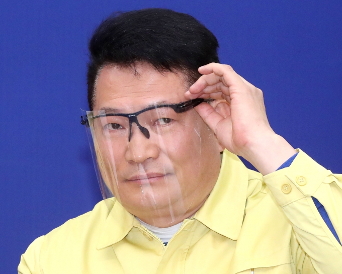 송영길 더불어민주당 당대표 후보가 민주당의 변화가 시작될 것임을 예고했다. /사진=홍봉진 머니투데이 기자 
