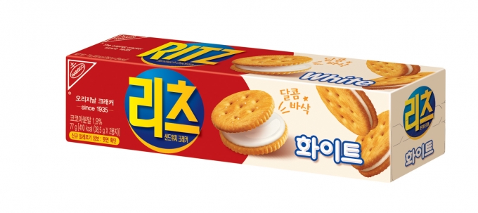 동서식품 '리츠 샌드위치 크래커 화이트' (동서식품 제공)