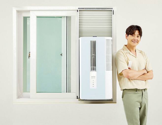 삼성전자 창문형 에어컨 '윈도우 핏'. /사진=삼성전자