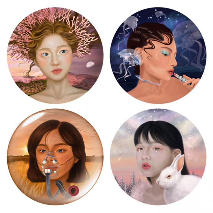대상작 'Turning point of beauty', 이경은 학생 작품(사진_성신여대뷰티산업학과)