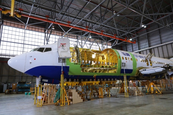 인천공항이 중국, 인도 등을 제치고 이스라엘 IAI사의 B777-300ER 항공기 개조 사업을 담당하는 첫 해외 생산기지로 선정됐다. /사진제공=인천국제공항공사