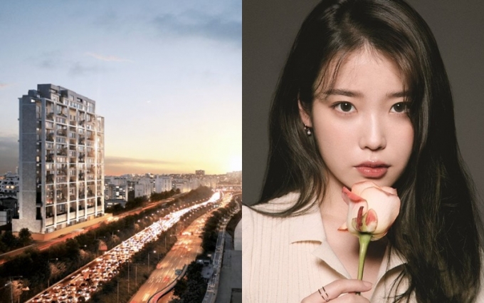 가수 겸 배우 아이유가 청담동 최고급 빌라 '에테르노청담'을 130억원에 분양 받았다는 소식이 전해졌다. /사진=에테르토청담 홈페이지, 이담엔터테인먼트 제공