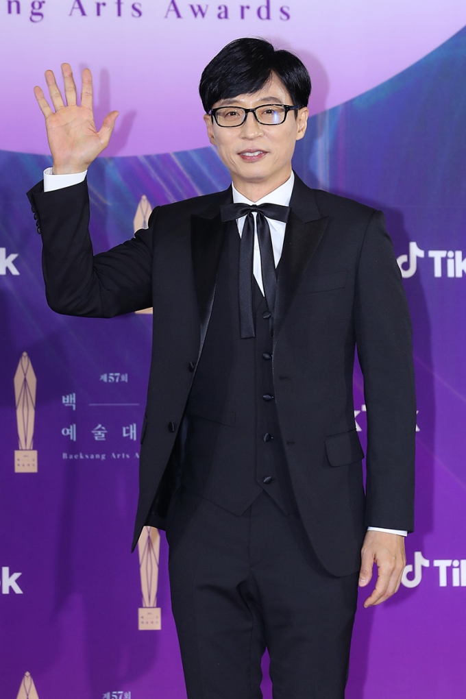 개그맨 유재석은 지난 4일 KBS2 '연중 라이브'의 '올 타임 레전드' 코너에 출연했다. /사진제공=백상예술대상 사무국
