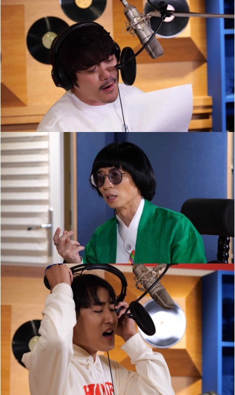 MSG워너비가 오는 26일 데뷔곡 음원 공개를 앞두고 본격적인 녹음에 돌입했다. /사진=MBC