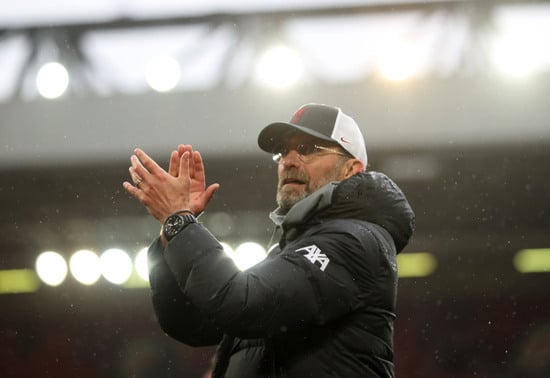 위르겐 클롭 리버풀 감독이 27일(이하 한국시각)자 독일 주간지 빌트 암 존탁과의 인터뷰를 통해 오는 30일 오전에 열리는 독일과 잉글랜드간의 유로2020 16강전에서 독일이 쉽게 질 것이라는 세간의 예상을 반박했다. /사진=로이터