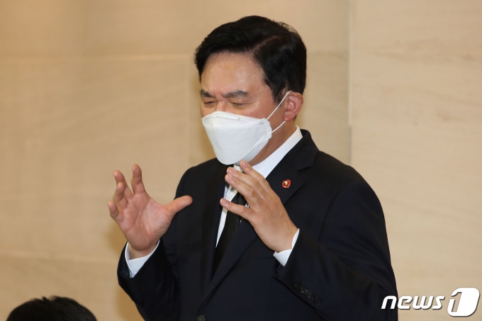 원희룡 제주도지사 2021.7.9/뉴스1 © News1 국회사진취재단