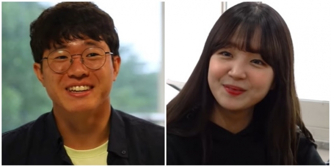 축구 유튜버 이수날(오른쪽)이 최근 커뮤니티에서 제기된 권창훈과의 열애설에 입장을 발표할 것으로 보인다. /사진=유튜브 캡처