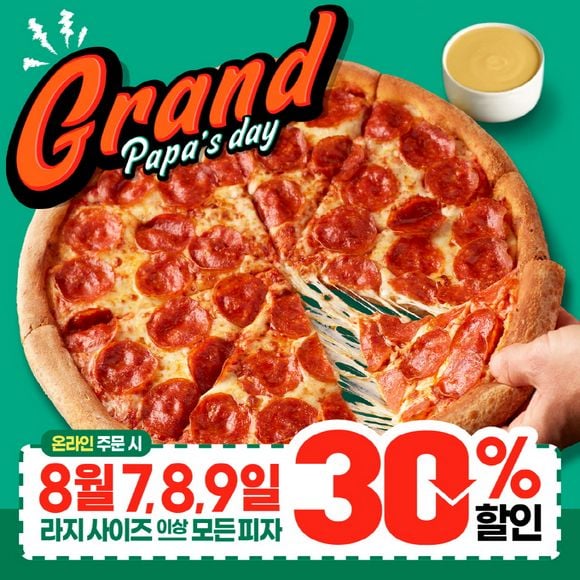파파존스 피자 제공
