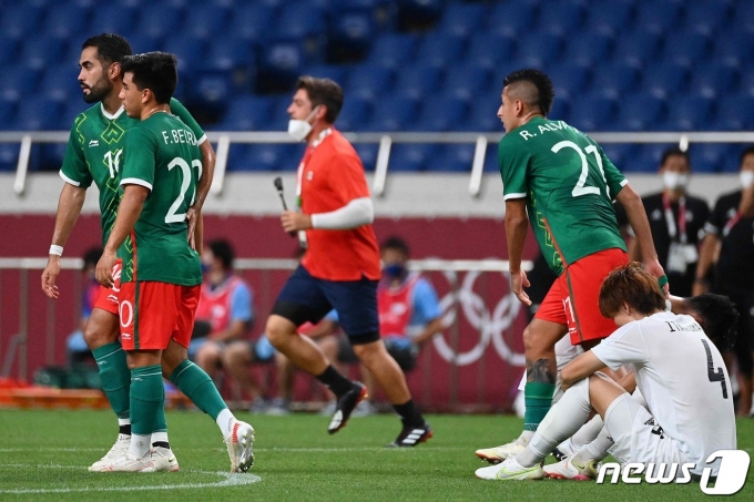 멕시코가 일본을 3-1로 꺾고 동메달을 차지했다. © AFP=뉴스1