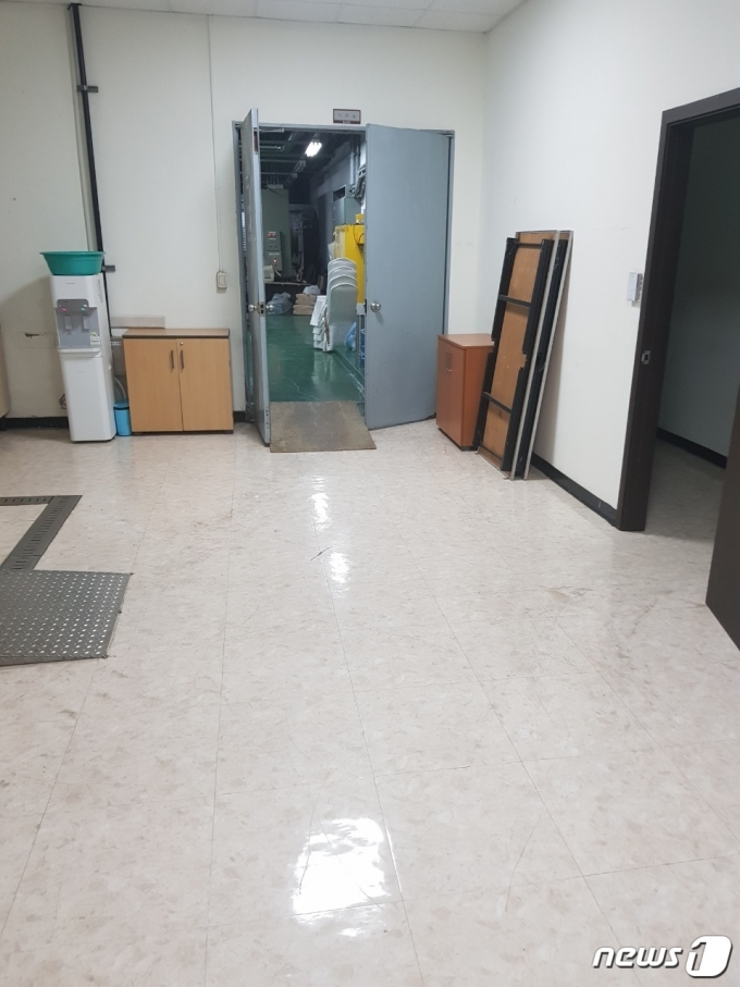 5일 서울 성북구 고려대학교 서울캠퍼스 경영본관 지하1층 청소노동자 휴게실 모습. © 뉴스1 윤지원 기자