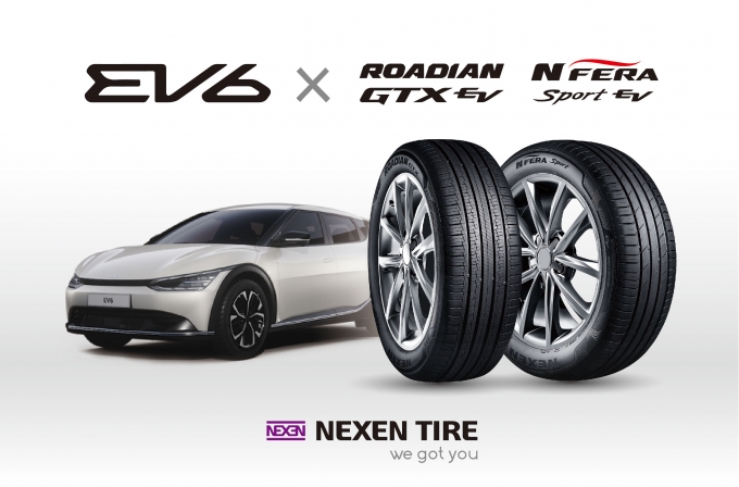넥센타이어는 ‘로디안 GTX EV’와 ‘엔페라 스포츠 EV’ 제품을 공급한다. /사진제공=넥센타이어
