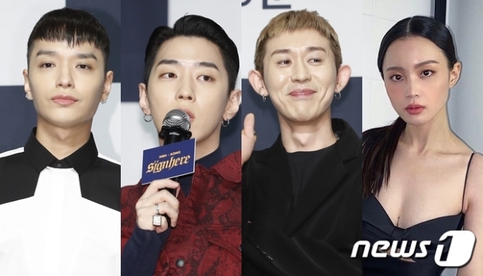 사이먼 도미닉, 그레이, 코드 쿤스트, 이하이(왼쪽부터)/뉴스1DB, 이하이 SNS © 뉴스1