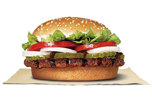 식물성 대체육 패티가 들어간 버거킹의 '플랜트와퍼'./사진제공=버거킹