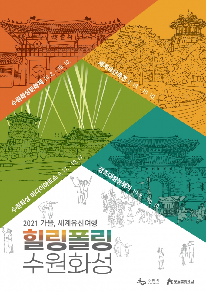 2021 가을, 세계유산유행 힐링폴링 수원화성 홍보 포스터. / 사진제공=수원시