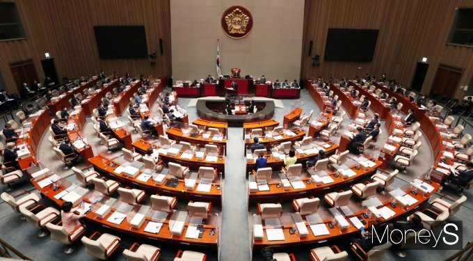 [머니S포토] 2020회계연도 결산(정부) 국회 예산결산특별위원회 전체회의