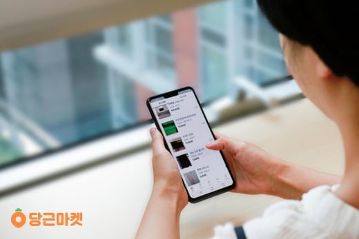 중고거래 플랫폼 1위인 당근마켓은 광고 수익으로 매출을 올리고 있다./사진=당근마켓