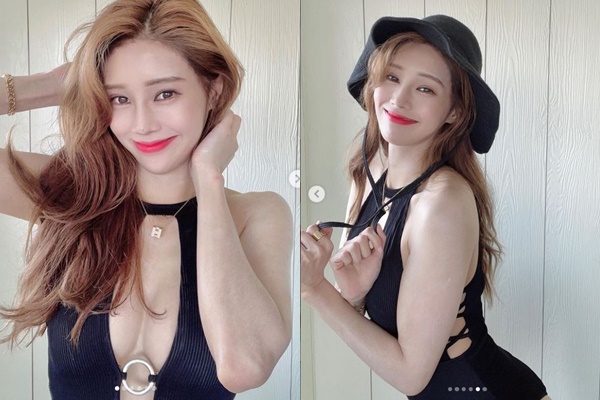 서유림 치어리더의 아찔한 수영복 자태가 시선을 사로잡았다. /사진=서유림 인스타그램