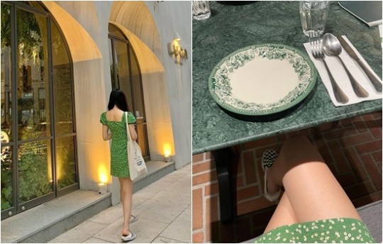 가수 겸 배우 이승기와 결별설에 휩싸였던 배우 이다인이 하트 이모티콘과 함께한 근황을 공유했다. /사진=이다인 인스타그램