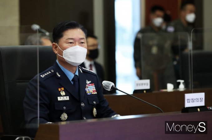 [머니S포토] 원인철 합참의장, 국정감사 출석