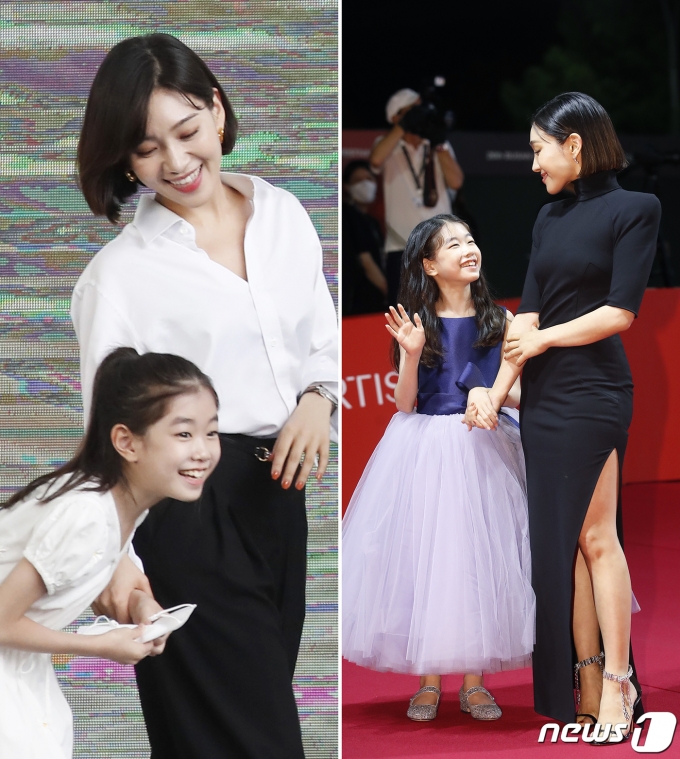 배우 최희서가 박소이에 대한 애정을 듬뿍 드러냈다. © News1 권현진 기자