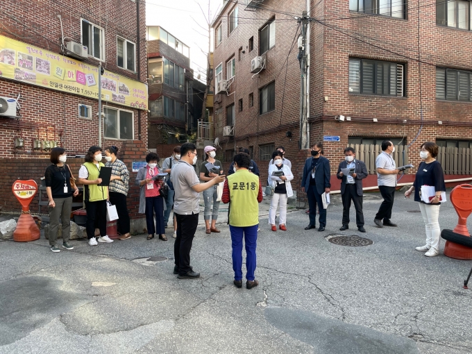 주민참여예산 제안 사업 사전 현장 점검. / 사진제공=구리시