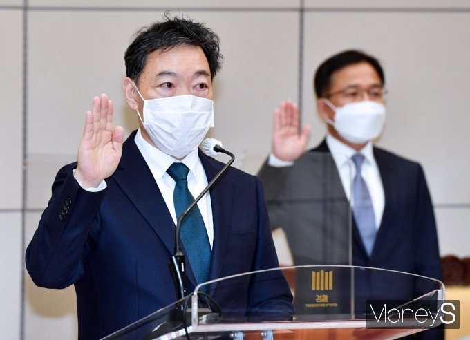 [머니S포토] 2021 국감 김오수 