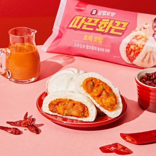 SPC삼립의 '로제호빵'./사진제공=SPC삼립