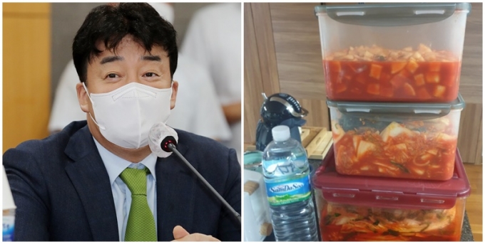 커뮤니티 네이트판에 지난 1일 백종원이 아픈 환자를 위해 김치를 만들어줬다는 글이 올라왔다. /사진=뉴스1, 커뮤니티 캡처