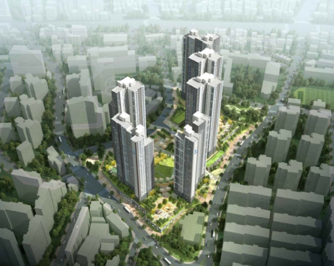 '신천역 한라비발디' 투시도. 자료=무궁화신탁