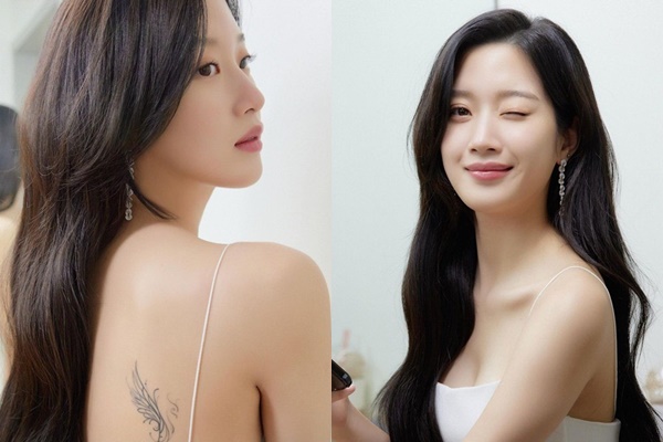 배우 문가영이 시상식 비하인드 컷에서 눈부신 미모를 과시했다.  /사진=키이스트 인스타그램