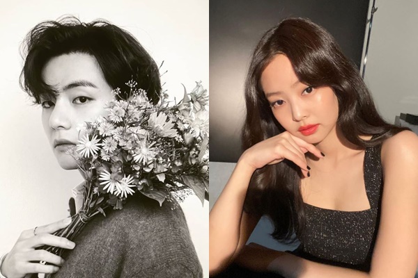 그룹 방탄소년단 멤버 뷔가 걸그룹 블랙핑크 멤버 제니를 팔로우했다가 취소하자 제니 인스타그램에 악플이 폭주했다. /사진=뷔, 제니 인스타그램