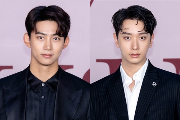 2PM 택연과 찬성이 지난 6월 28일 비대면으로 열린 정규 7집 'MUST(머스트)' 발매 기념 온라인 프레스 쇼케이스에 참석했다. /사진=JYP엔터테인먼트 제공