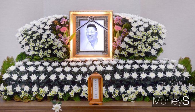 故 김철민의 빈소가 지난 16일 서울 공릉동 원자력병원 장례식장에 마련됐다./사진=사진공동취재단