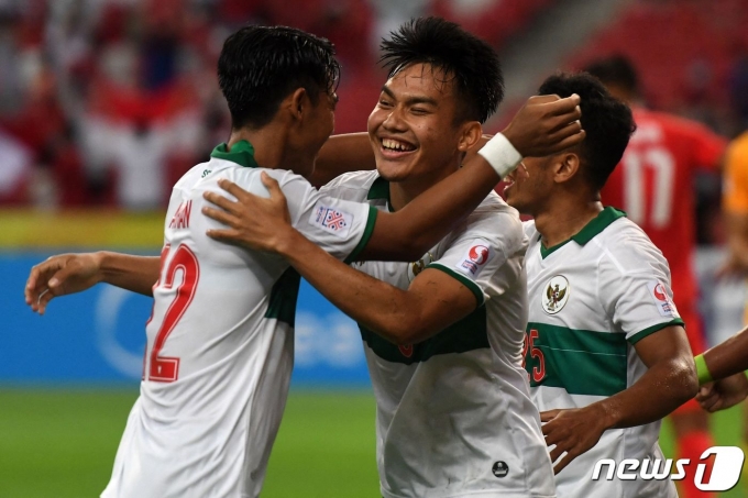 인도네시아가 스즈키컵 4강 1차전서 1-1로 비겼다. © AFP=뉴스1