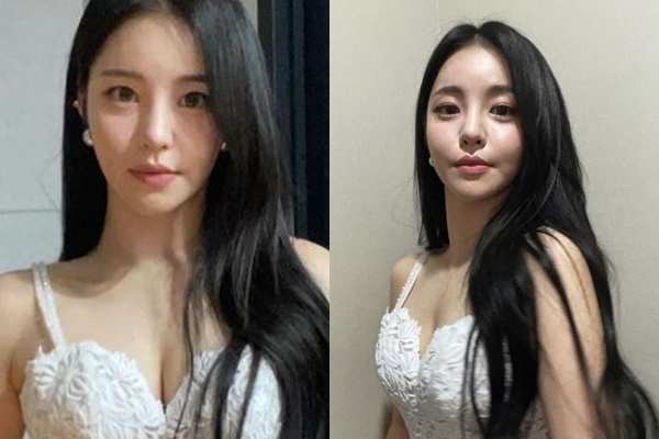 브레이브걸스 멤버 유정이 아찔한 볼륨감으로 시선을 사로잡았다. /사진=유정 인스타그램