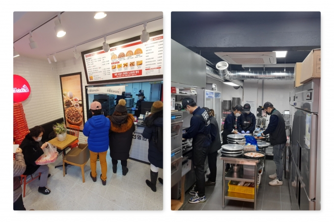 자가제빵 선명희피자 안양중앙점 모습 (선명희피자 제공)
