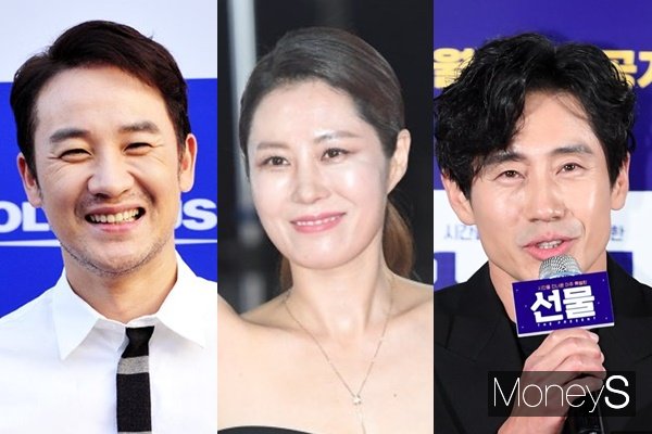 사진은 배우 엄태웅(왼쪽부터), 문소리, 신하균. /사진=임한별, 장동규 기자