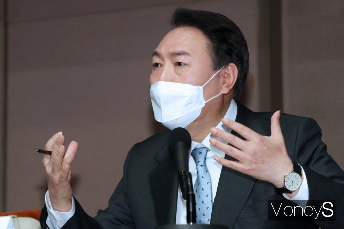 [머니S포토] 국힘 윤석열 