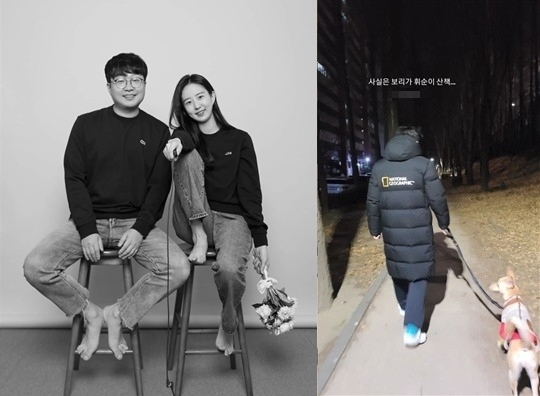 개그맨 박휘순과 아내 천예지가 인스타그램을 통해 달콤한 신혼생활을 보여줬다. /사진=천예지 인스타그램
