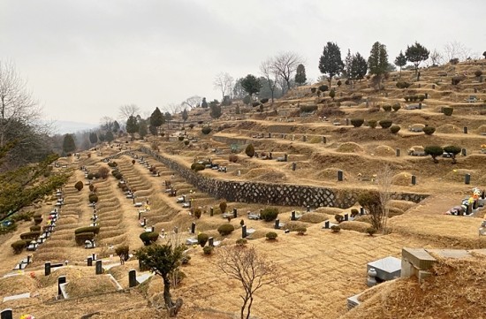 구리공설묘지 전경사진. / 사진제공=구리시